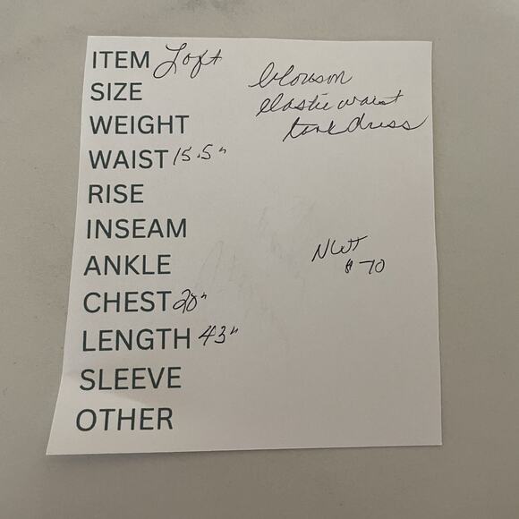 LOFT Sleeveless Blouson Knit Dress Size L Black Pink Floral Lined Bodice NEW - Picture 10 of 10